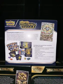 Pokemon TCG: Mega Evolution ETB (x 2) & Surging Sparks ETB (Lot of 3) - Image 5
