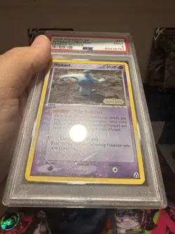 2006 POKEMON EX LEGEND MAKER #71 WYNAUT-REVERSE FOIL PSA 9 - Image 2