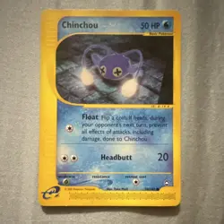 The Pokemon Company Chinchou 70/147 Aquapolis Common Regular EN 50HP 2002 - Image 1