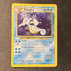 Pokemon Holo SWIRL Kingdra 8/111 Neo Genesis 2000 NEAR MINT Free Shipping - Image 1