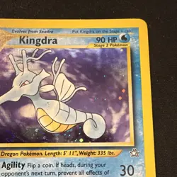 Pokemon Holo SWIRL Kingdra 8/111 Neo Genesis 2000 NEAR MINT Free Shipping - Image 5
