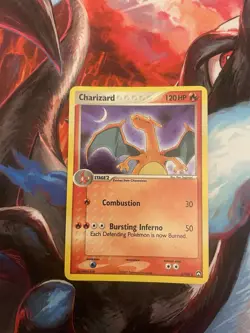 Pokemon Charizard HOLO Power Keepers 6/108 120 HP Stage 2 Fire English TCG Card - Image 1