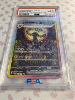 Pokemon 2025 SV Prismatic Evolutions Sir Umbreon EX Card 161/131 PSA - Image 3