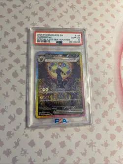 Pokemon 2025 SV Prismatic Evolutions Sir Umbreon EX Card 161/131 PSA - Image 4