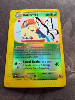 Pokemon Expedition Base Set - Butterfree Reverse HOLO - 5/165 - NM+ Clean! - Image 1