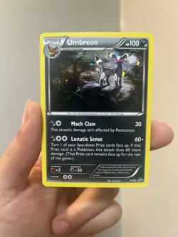 Pokemon TCG Umbreon Black Star Promo XY96 Cosmos Holo Promo Card NM - Image 1