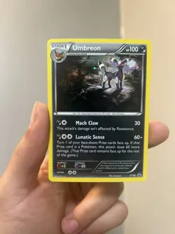 Pokemon TCG Umbreon Black Star Promo XY96 Cosmos Holo Promo Card NM - Image 2