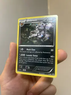Pokemon TCG Umbreon Black Star Promo XY96 Cosmos Holo Promo Card NM - Image 4