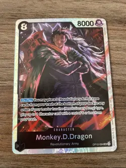 Monkey.D.Dragon OP12-094 SR Legacy of the Master One Piece Card Game NM/M - Image 1