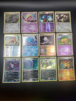 Pokemon TCG card Holo lot of 12 from 2008-2010 - Steelix card has Swirl - Image 1