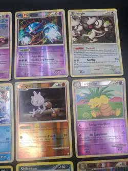 Pokemon TCG card Holo lot of 12 from 2008-2010 - Steelix card has Swirl - Image 3