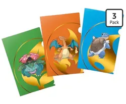 Tournament Folios Folders Protector for Pokemon - Charizard Blastoise Venusaur - Image 1