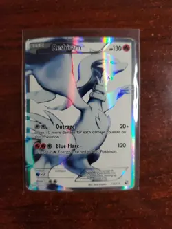 Pokemon Reshiram #113/114 Full Art Ultra Rare Holo Black & White - Image 1