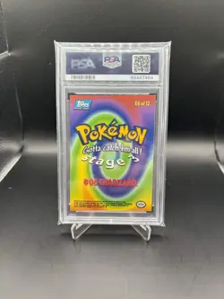 1999 Topps Pokemon Charizard Movie Edition #E6 PSA Mint 9 - Image 2