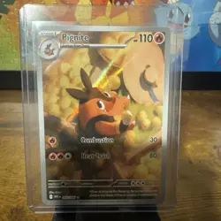 POKEMON TCG SV WHITE FLARE PIGNITE 097/086 ILLUSTRATION RARE NEAR MINT - Image 1