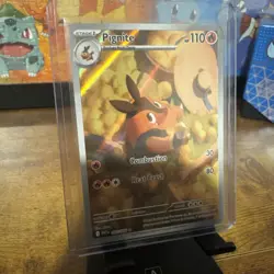 POKEMON TCG SV WHITE FLARE PIGNITE 097/086 ILLUSTRATION RARE NEAR MINT - Image 3