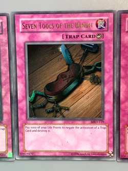 yugioh 3X Seven Tools of the Bandit MRD-129 unlimited Ed played condition pl set - Image 5