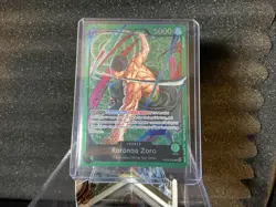 One Piece CCG Roronoa Zoro LEADER card OP12-020 L - Image 1