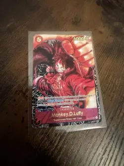 One Piece Monkey.D.Luffy #ST01-012 Alt Art Awakening of New Era OP-05 English SR - Image 1