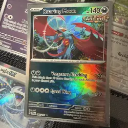 Roaring Moon 065/131 Master Ball Holo Prismatic Evolutions - Pokemon Card TCG - Image 2