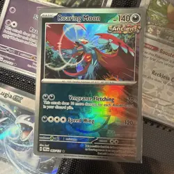 Roaring Moon 065/131 Master Ball Holo Prismatic Evolutions - Pokemon Card TCG - Image 3
