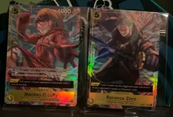 Monkey.D.Luffy & Roronoa Zoro One Piece Card Game Promo OP07- 109/113 English - Image 1