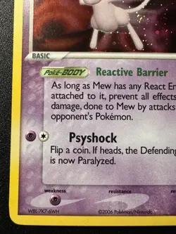 Mew 4/17 POP Series 4 Promo Pokemon Card Holo Foil Rare Near Mint - Image 5