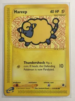 Mareep 119/165 - Expedition Non Holo Pokemon Card - Image 1