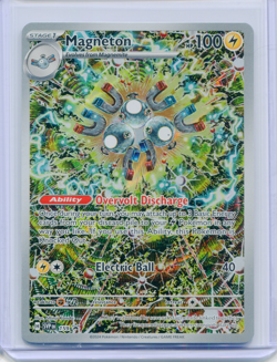 Magneton Pokemon TCG Surging Sparks ETB Black Star Promo Holofoil Card SVP 159 - Image 1