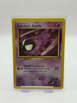 Sabrina's Gastly Gym Heroes 93/132 NM Pokemon Card Vintage WOTC Common - Image 1