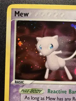 Mew 4/17 POP Series 4 Promo Pokemon Card Holo Foil Rare Swirl LP+ - Image 3