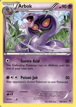 Arbok 48/146 XY Base Set Pokemon Card TCG - Image 1