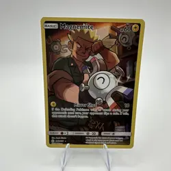 Pokemon Magnemite Secret Rare 242/236 Sm-Cosmic Eclipse Holo Card 2019 - Image 1