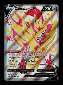 Zamazenta V (Shiny) SWSH293 Holo SWSH: Sword & Shield Promo Cards Pokemon Card - Image 1