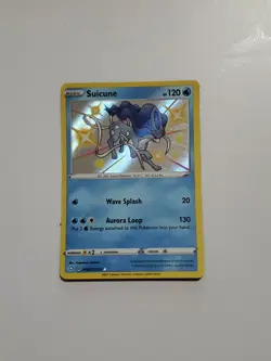 Suicune SV022/SV122 Shiny Holo Rare Pokemon Card Shining Fates TCG NM - Image 1