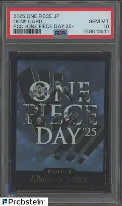 2025 One Piece Japanese PCC ONE PIECE DAY '25 DON!! Card PSA 10 GEM MINT - Image 1