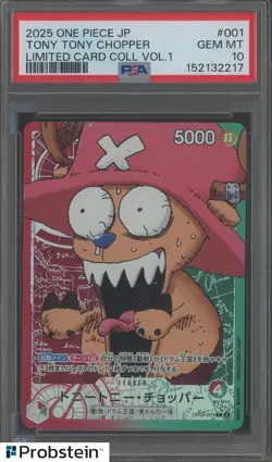 2025 One Piece Japanese Limited Card Coll. Vol. 1 #001 Tony Tony.Chopper PSA 10 - Image 1