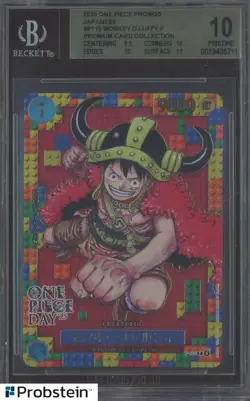 2025 One Piece Japanese Premium Card Coll. #P110 Monkey.D.Luffy BGS 10 PRISTINE - Image 1