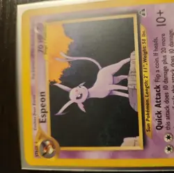 Espeon - 20/75 - Pokemon Neo Discovery Unlimited Rare Card WOTC LP - Image 5