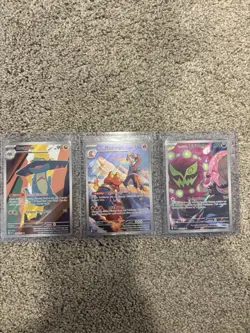 Mint Pokemon Ascended Heroes TCG 3 Card Lot Full Art Holo’s Illustration rare - Image 1