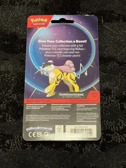 Pokemon Phantasmal Flames Mega Evolution TCG 2-Pack Blister Raikou Promo Card TC - Image 4