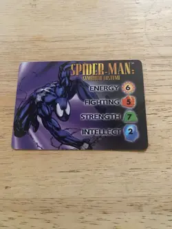 Classic OverPower Rare Spider-Man: Symbiotic Costume Hero Card MINT - Image 1