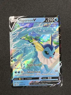 Vaporeon V SWSH150 SWSH: Sword & Shield Promo Cards Holo - Image 1