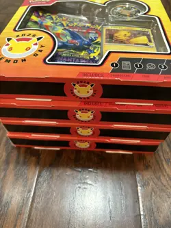 Collection Box Pokemon Booster Packs Pikachu Promo Card Coin 2026 - Image 2