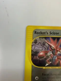 2002 Pokemon Rocket's Scizor Best of Game 4/9 Holo Promo TCG Trading Card Game - Image 2