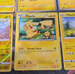 🔥Pokemon Card Lot Pikachu & Poke Kid reverse holo 8x🔥 - Image 3