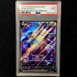PSA 9 Mewtwo V SWSH229 SWSH: Sword & Shield Promo Cards Holo - Image 1