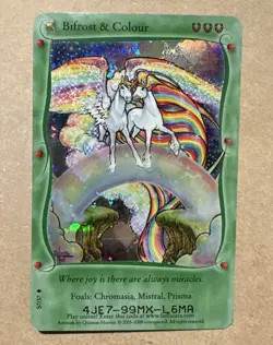 BIFROST & COLOUR S7/37 Bella Sara 2008 BABY BELLA Foil Heart Card - Image 1