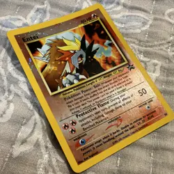 Entei 34/53 Wotc Promo Reverse Holo Promo 80 HP Basic Pokemon Card 2001 - Image 3