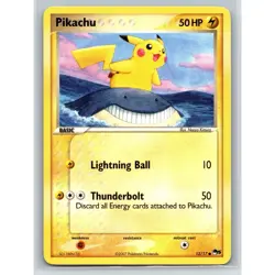 Pikachu 12/17 Pop Series 5 Pokemon Card Regular Back - Image 1